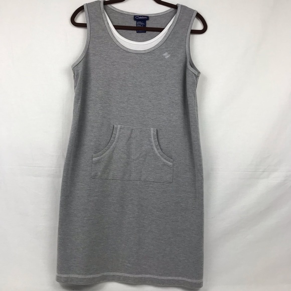 Catalina Dresses & Skirts - Catalina Tank Dress Gray w Faux Tank Sz Large